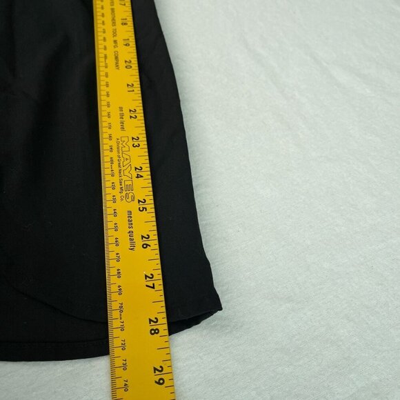 Marine Layer Re-Spun‎ Allison Curved Hem Elastic Waist Pants Women Black Medium - Picture 9 of 11